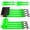 Green, variant on AWELCRAFT 4 X 1500 lbs Ratchet Straps, 15ft Tie Down Strap Set with ''S" Hooks, Blue