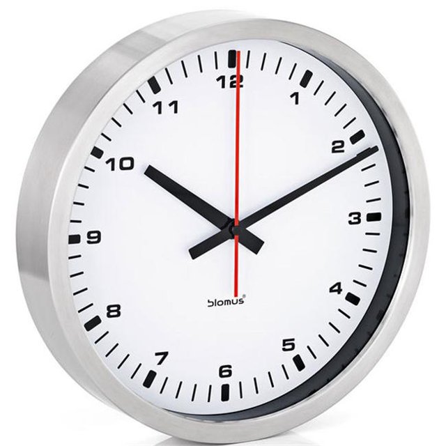 Blomus 63210 30cm Era Collection Wall Clock - White