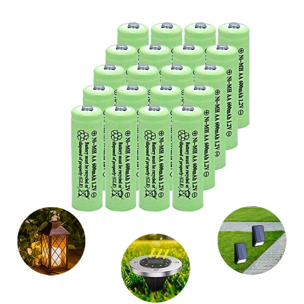 Baterías recargables GEILIENERGY NiMH AA 600 mAh 1,2 V (x20)