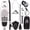Black, variant on (Open Box) ROC Outdoors Polar Series, 10ft Inflatable SUP, Pump, Premium Accessories & Backpack, Glacier