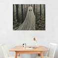 thumbnail image 2 of Orinice Ghost Fine Art Aesthetic Poster & Print Wall Painting Canvas for Home Decor, Halloween Theme Living Room Bedroom Office Wall Art 20x16in, 2 of 6