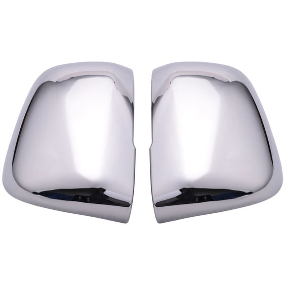 ABS Chrome Side Mirror Decorative Covers Trims for 2007-2019,2 * Rear view mirror cover,Silver