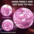 thumbnail image 5 of Pimsoran 12" Pink Disco Ball with Hanging Ring, Large Mirror Ball with 20 Replacement Mirrors for DJ Club, Party, Wedding, Stage Decoration, and Home Decor, 5 of 7