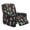 Cartoon Mushroom Star Black, variant on Psesaysky Elegant Pumpkin Recliner Slipcovers with Arms 4 Pieces Lazyboy Recliner Chair Cover Non Slip Recliner Chair Covers with Storage Pockets Thanksgiving Furniture Protector-1 Seater