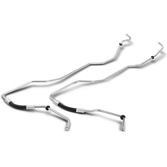 Transmission Oil Cooler Line 2 - Compatible with 2007 - 2011 Jeep Wrangler 3.8L V6 2008 2009 2010