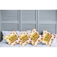 thumbnail image 2 of Ambesonne Saying Throw Pillow Cover 4 Pack, No Stress Relax in Bubble, 24", Earth Yellow Orange, 2 of 7