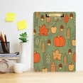 thumbnail image 5 of FMSHPON Pumpkins Leaves WheatApples Clipboard Hardboard Wood Nursing Clip Board and Pull for Standard A4 Letter 13x9 inches, 5 of 7