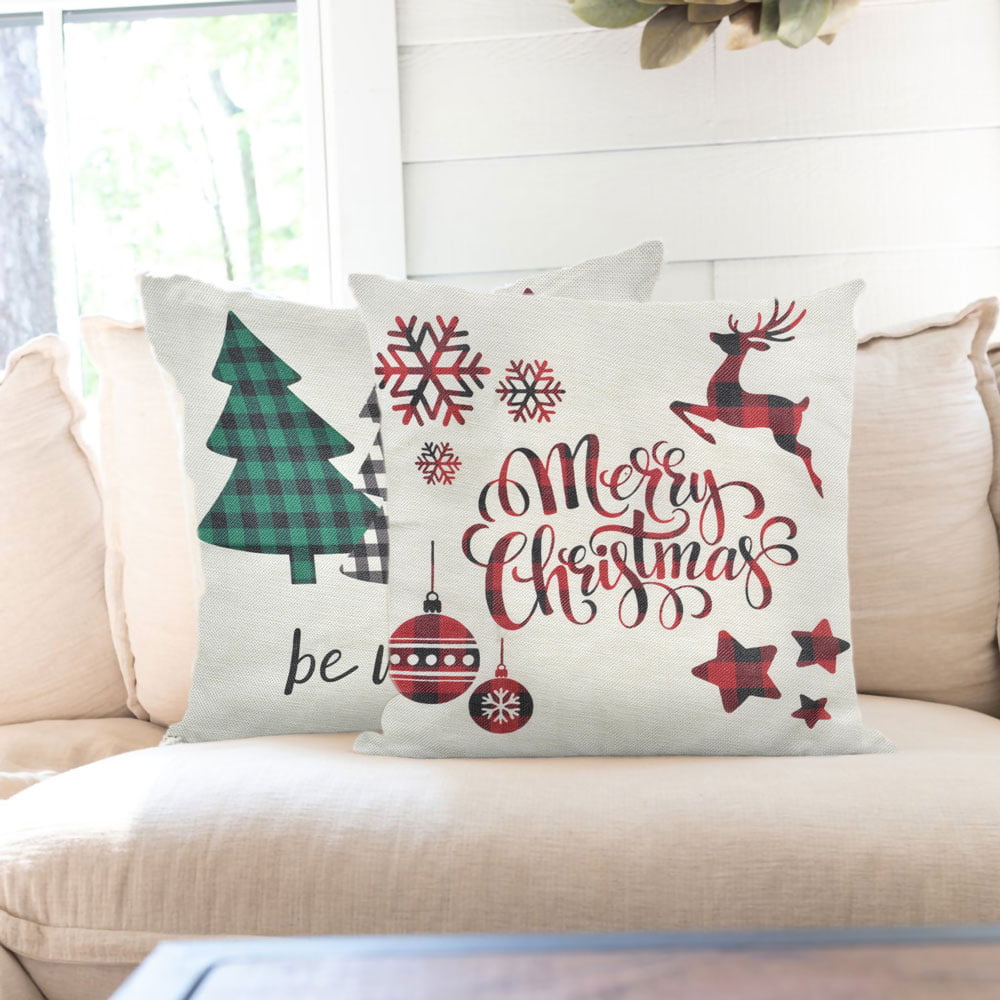 Festive Home Decor Holiday Home Decor Christmas Clearance Christmas Decoration Pillow Case Christmas Pillow Covers 18x18 Polar Bear