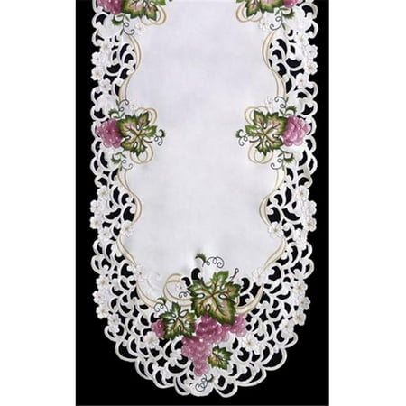 

Sinobrite H7696 Grape Oblong Table Cloth- 68 x 90 in.
