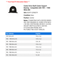 thumbnail image 2 of Center Drive Shaft Center Support Bearing - Compatible with 1981 - 1988 White WX 1982 1983 1984 1985 1986 1987, 2 of 2