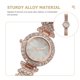 thumbnail image 3 of unbranded Femenino Decorativo Rosa Dorado En Aleación Con Acabado Delicado Y Uso Diario, 3 of 8