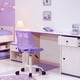 thumbnail image 3 of Silla de Escritorio de estudio HOMEMAKE FURNITURE Morada Pequeña Sin reposabrazos, 3 of 8