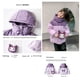 thumbnail image 4 of Abrigos de invierno Kuromi Sanrioed Anime Y2K para niñas y niños, chaqueta de moda morada, abrigo de plumas, ropa Kawaii, ropa para niños, regalo de Navidad, 4 of 5