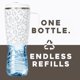 thumbnail image 3 of Vaso Térmico Buffer Flask Leopardo Blanco de Acero Inoxidable con Tapa Anti Derrame de 1000 ml, 3 of 8