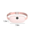 thumbnail image 3 of Uklsqma Portable Heating Pad for Abdomen | Wireless Fast Heating Wrap Belt with 3 Heat Settings 3 Vibration Massage Modes | Rechargeable Pain Relief for Women Girls | Adjustable Soft Waistband for, 3 of 6