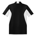 thumbnail image 6 of Yellow Rooster Mens Side Blocked Micropique Sport-Wick Polo Black/ White XL, 6 of 7