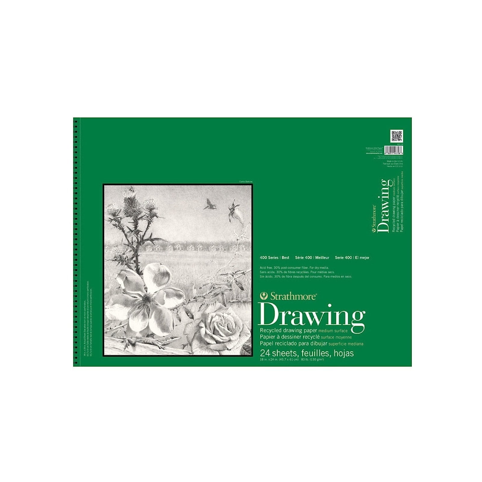 Series 400 Premium Recycled Drawing Pads 9 in. x 12 in. (pack of 3)