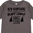 thumbnail image 4 of Inktastic New Hampshire Awesome Since 1788 Boys or Girls Long Sleeve Toddler T-Shirt, 4 of 5