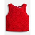 thumbnail image 5 of Weekend Academy Girls Crochet Sweater Tank, Sizes 4-18, 5 of 5