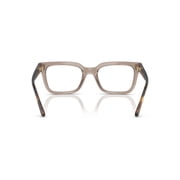 Vogue Unisex VO5611B Propionate Eyeglasses, Transparent Brown, 52mm
