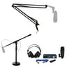 Presonus Podcast Recording Microphone Mic+Interface+Headphones+Stand+Arm