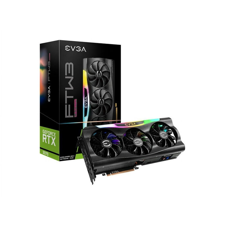 EVGA GeForce RTX 3070 FTW3 ULTRA GAMING Graphics GPU, 8GB