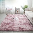 thumbnail image 1 of Shaggy Bedroom Rug, Living Room Rug, Large Floor Mat for Hallway, Soft Fluffy Long Pile Rug, Indoor Fluffy Rug(100*160cm), 1 of 4