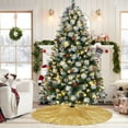 thumbnail image 2 of Small Christmas Tree Skirt, Sparkle Sequin Tree Mat for Xmas Party Decor, 2 of 8