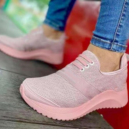 

Women s Mesh Shoes Slip-on Casual Shoes Breathable Sneakers Simple and Fashionable