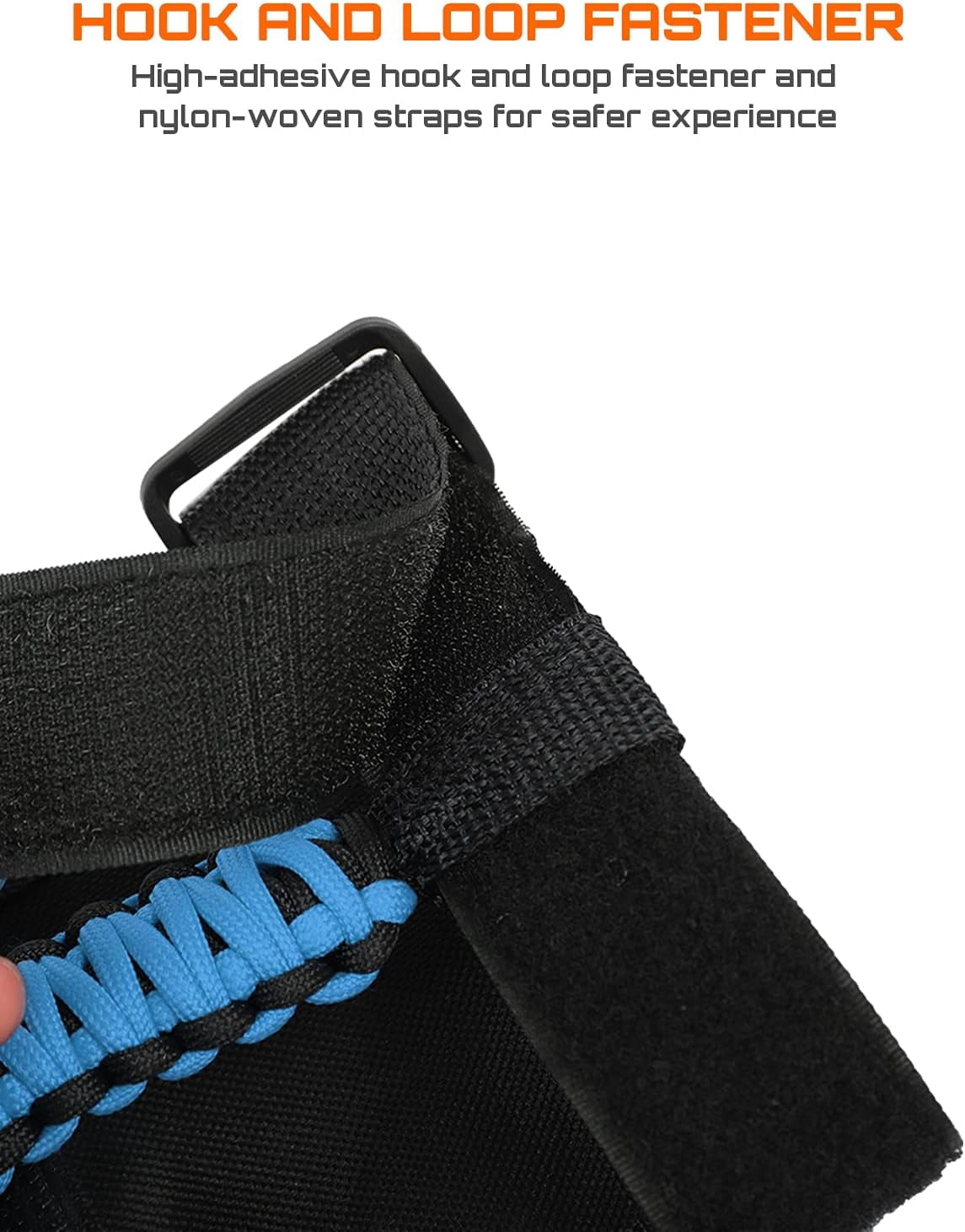 4 x Roll Bar Grab Handles Grip Handle for Jeep Wrangler CJ YJ TJ JK JL & Gladiator JT 1955-2023, Interior Accessories, Blue