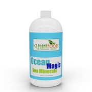 Ocean Magic Sea Minerals Organic Garden Plant Supplement Fertilizer, Soil Mineral Health Improvement Water Based Spray Solution 1 Quart (32 Fl. Oz.) of Liquid Concentrate