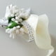 thumbnail image 5 of Plantas de cala artificiales con ramilletes de flores artificiales de estrás Crema, 5 of 8
