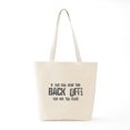 thumbnail image 6 of CafePress - If You Can Read This Back Off! Tote Bag - Unisex Canvas Tote Bag, Beige, 1-Piece, 6 of 7