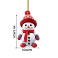 thumbnail image 3 of 2D Acrylic Dwarf Christmas Tree Pendant Christmas Cute Christmas Dwarf Double Print 2D Gift Pendant, 3 of 6