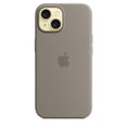 thumbnail image 3 of Funda de silicona para Apple iPhone 15 con MagSafe, color arcilla, 3 of 7