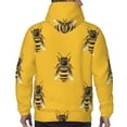 thumbnail image 5 of Hoodies for Men - Realistic Bee cute cool yellow Long Sleeve Comfrt Men'S Fashion Hoodies & Sweatshirts, Sweatshirts for Men Hoodies Pullover Clothing Clothes with Pouch, 5 of 7