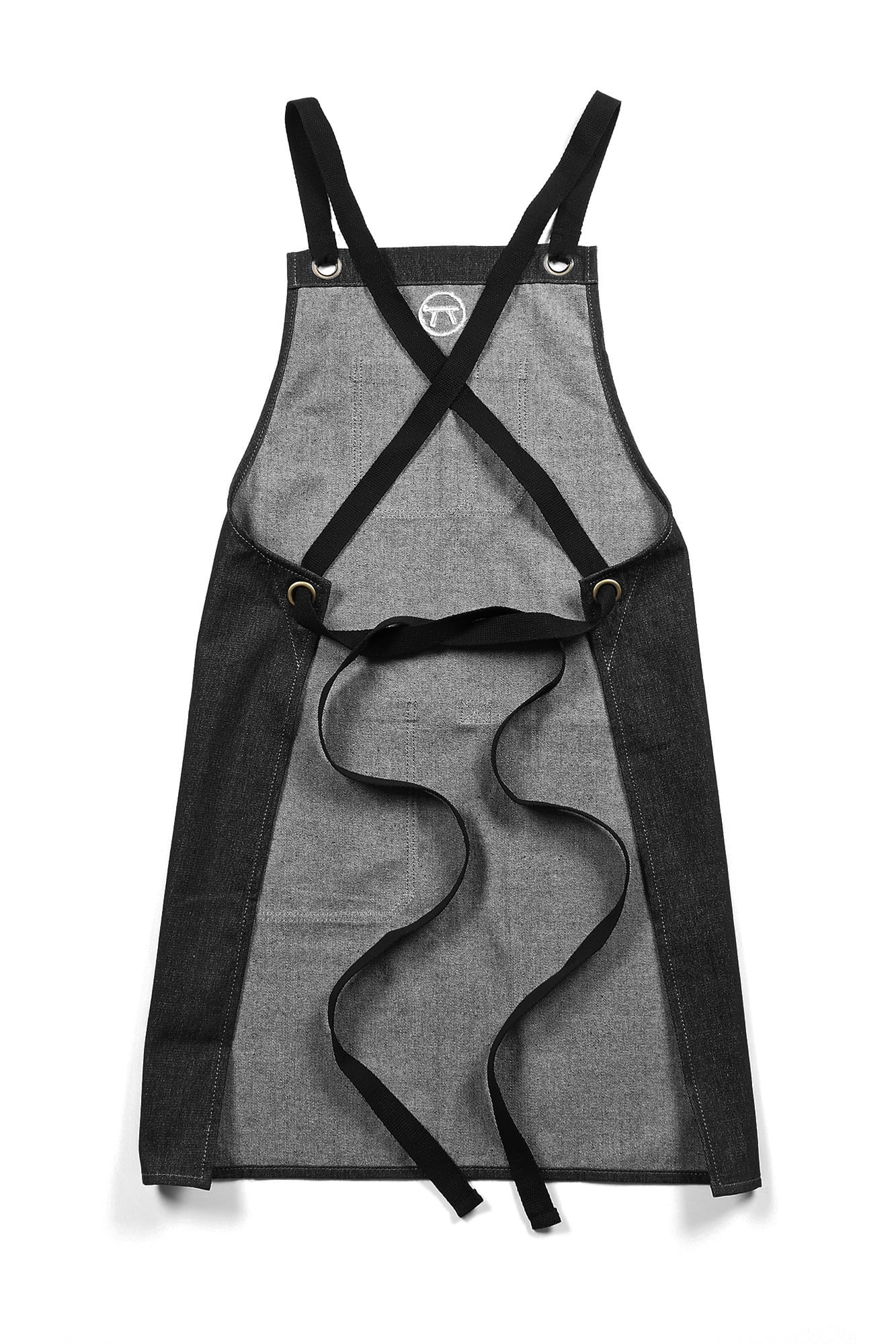 Outset Black Denim Apron, One Size Fits All