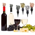 thumbnail image 1 of Fiudx Tapón de Vino de Acero Inoxidable, Diseño de Cabeza de León, Protección Duradera para Bebidas, Corcho Reutilizable, Elegante Decoración para Botellas, Regalo de Cocina, 10 X 3,5 X 2,5 Cm, 1 of 3