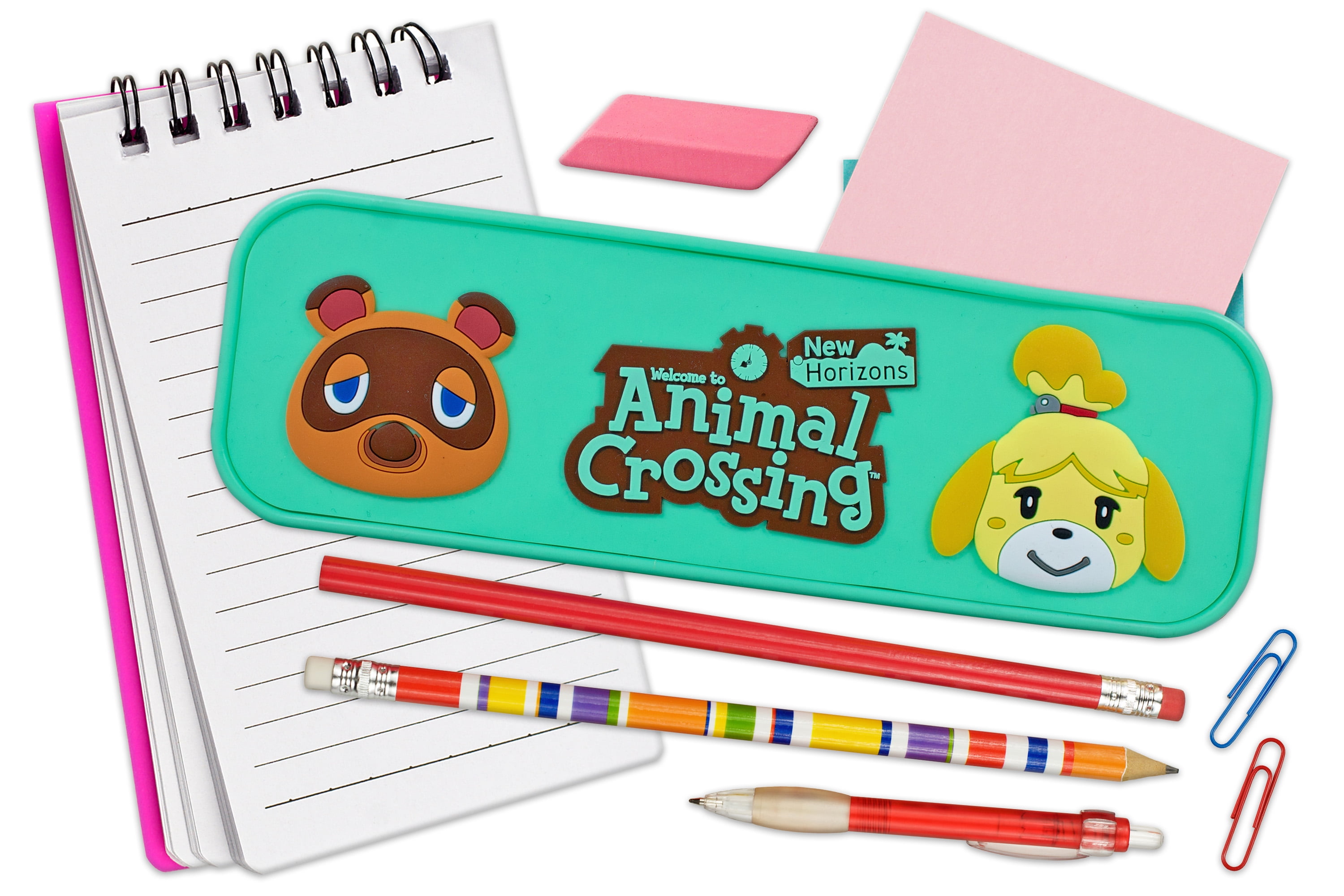 Animal Crossing Hand Drawn Pencil Case Game Pouch READY TO 