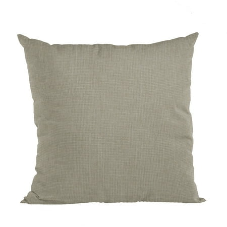 Plutus Linen Waffle Textured Solid Sort Of A Waffle Texture Luxury Throw Pillow - Double sided 24"" x 24""