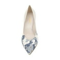 thumbnail image 3 of XYD Women Elegant Pointed Toe Dree Pumps Thin Mid Heels Slip On Bride Wedding Shoes Size 14 Blue Bloom Embroidery, 3 of 4