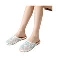 thumbnail image 6 of CHWshoes 2026 Floral Embroidery Breathable Sheer Mesh Lace Slip on Dressy Casual Walking Shoes Mint Green Size 40, 6 of 6