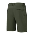thumbnail image 3 of Weilanxin Cargo Shorts for Men Water Resistant Hiking Travel Active Nylon Shorts with 7 Pockets ArmyGreen M, 3 of 7