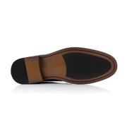 Ferro Aldo Jaxon MFA19691 Men's Plain-Toe Derby Casual Dress Shoes, in Embossed Black, Men's Size 10