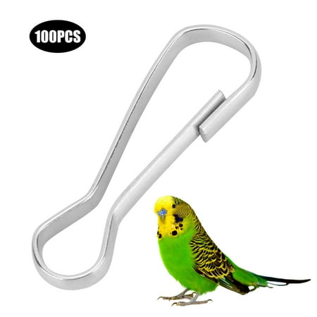 100PCS Metal Thicken Bird Accessories Hooks Parrots Cage Supplies Bird Cage Accessory Parrots Accessories Hook 100PCS Metal Thicken Bird Accessories Hooks Parrots Cage Supplies Bird Cage Accessory Parrots Accessories Hook