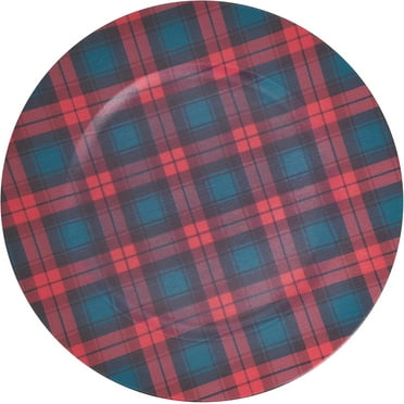 Tartan Style Charger Plate (Set of 4)