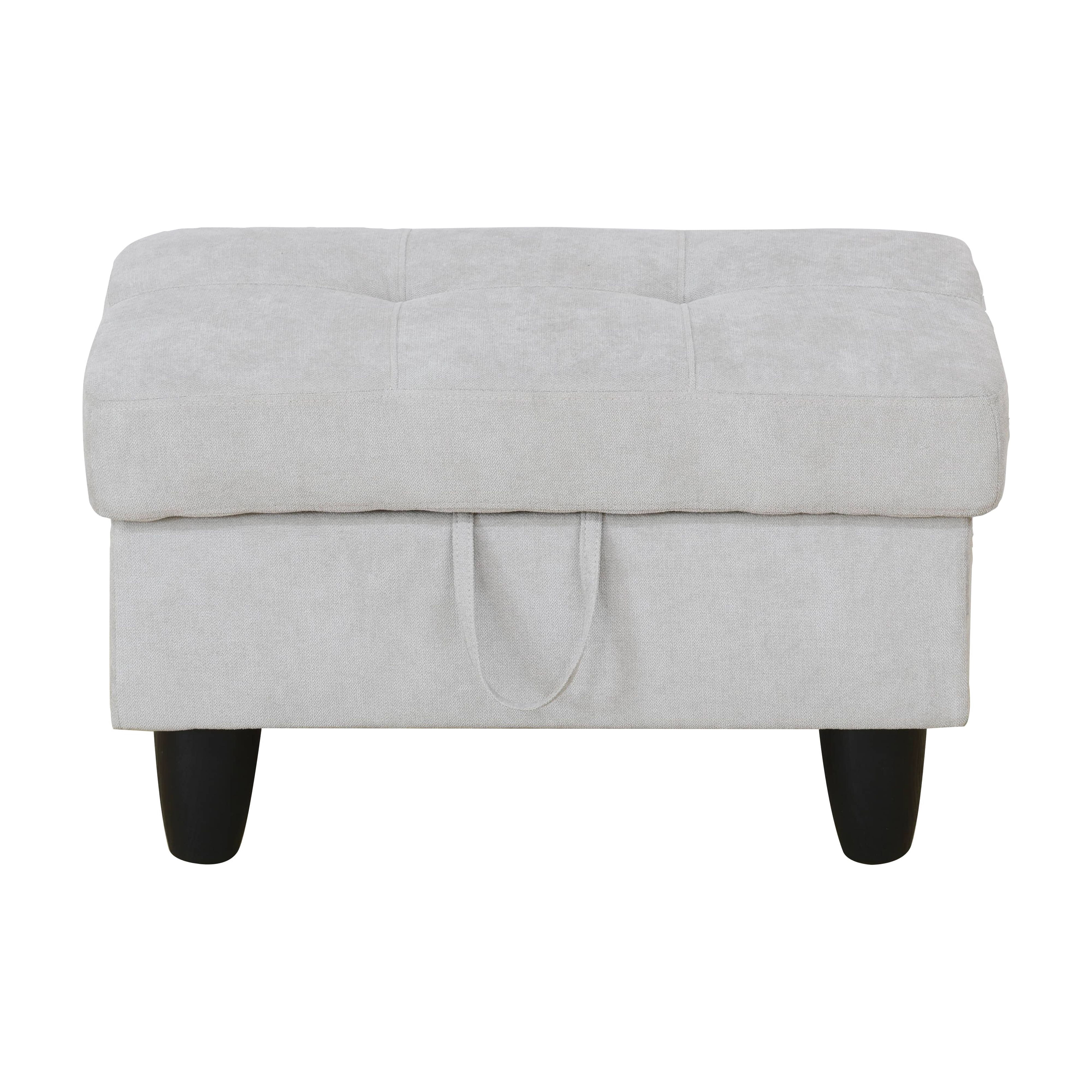 MAYEERTY 97" Light Gray Modern Fluffy 3-Piece Couch - Ultra-Soft Cozy for Living Room