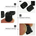 thumbnail image 6 of Raindrops 200 Pcs Stem Covers Tires Seat Accessories Valve Cap Tire Caps 1.2X1cm Black, 6 of 8