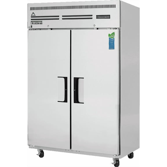 Everest Refrigeration ESF2 49-5/8' Reach-in Commercial Freezer with Double Solid Doors, Two Sections, 115v, 49 Cubic Feet, NSF