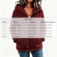 thumbnail image 4 of Tqcoqu Women's Sherpa Hooded Jacket, Full Zip Long Sleeve Fall Fleece Coat, Solid Color Winter Fuzzy Teddy Coats,Women's,Size S-XXL, 4 of 7